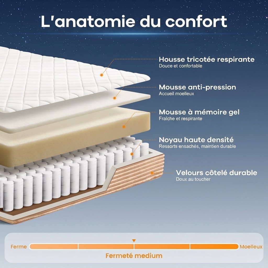 Anatomie du matelas